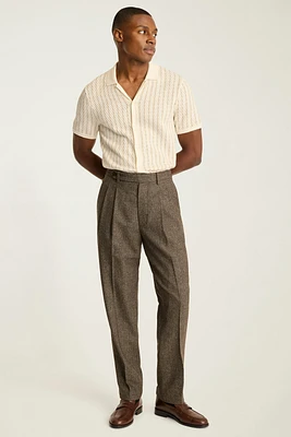 Pleated Wool Trousers | Elegant with Vintage Appeal