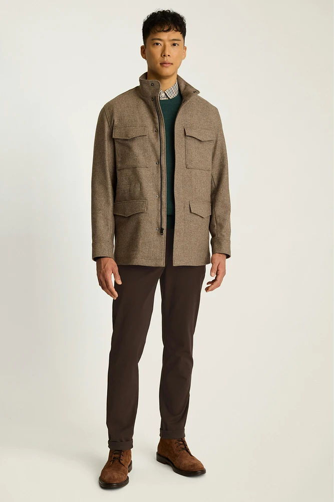 The Italian Wool Four Pocket Field Jacket