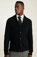 Cashmere Shawl Collar Cardigan