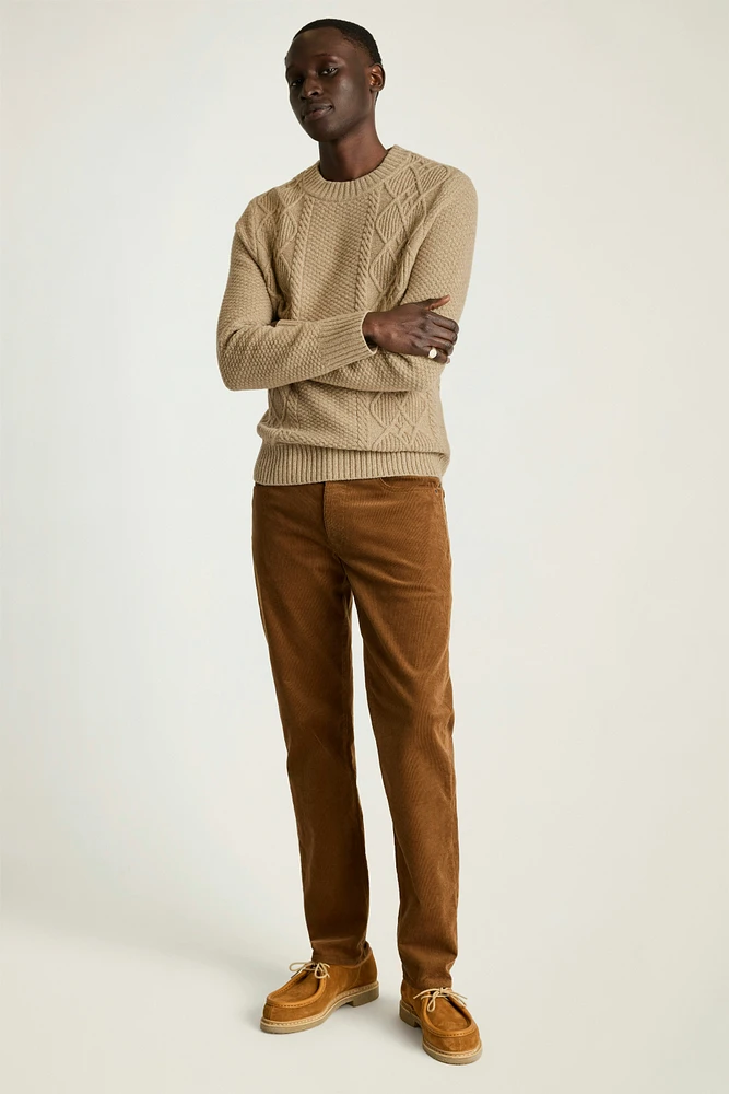 Extrafine Merino Cable Sweater | Soft Wool Knit