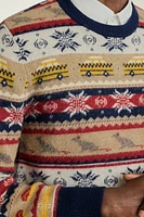 NYC Fair Isle Sweater | Men's with Icons