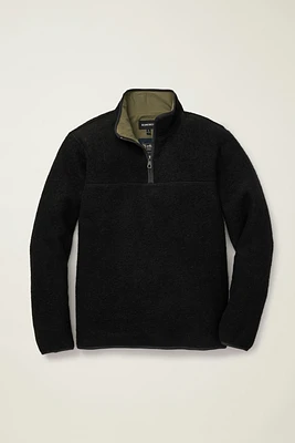 Italian Wool Fleece Half Zip