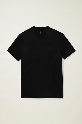 Men's Linen Crew Neck T Shirt