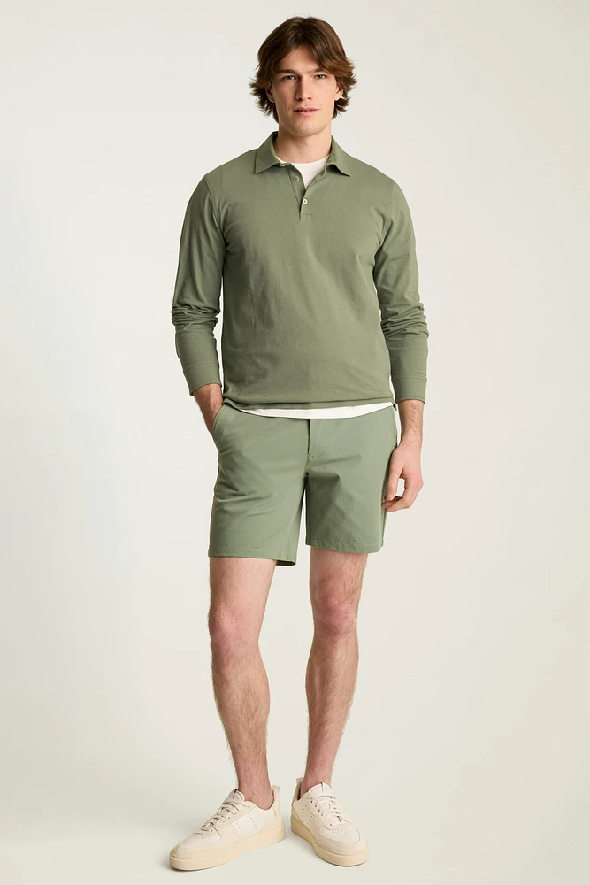 The Organic Cotton Long Sleeve Polo Shirt | Bonobos