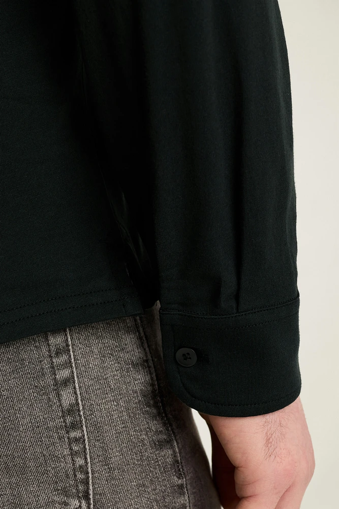 The Organic Cotton Long Sleeve Polo Shirt | Bonobos