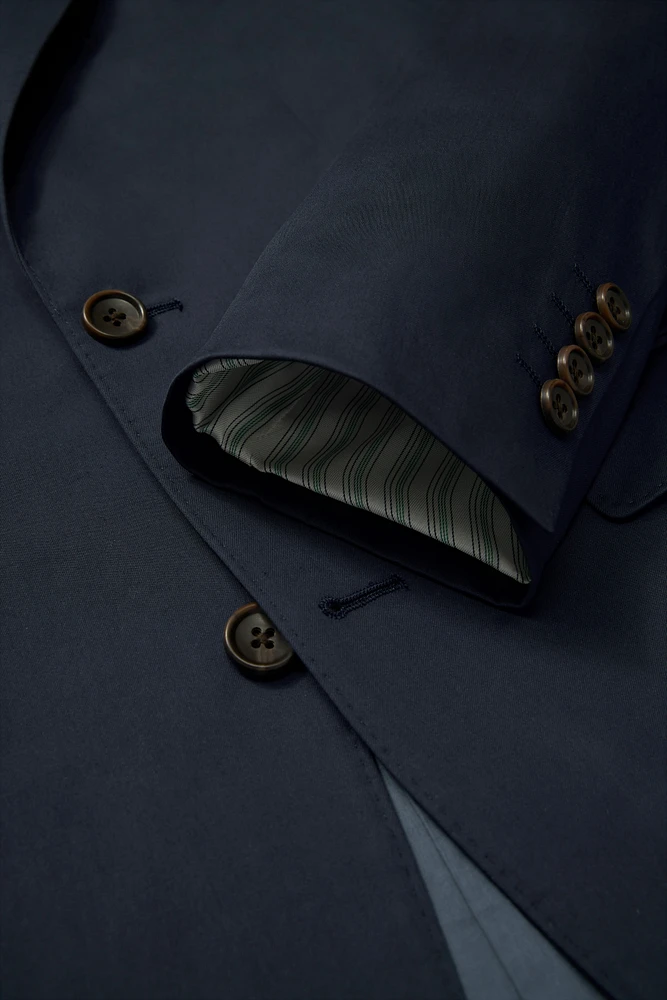 Italian Stretch Cotton Suit Jacket