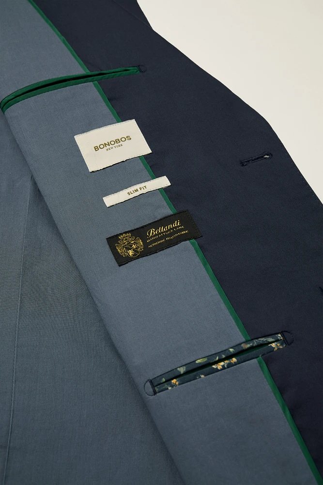 Italian Stretch Cotton Suit Jacket