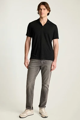 Men's Linen Polo Shirt