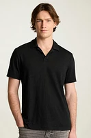 Men's Linen Polo Shirt