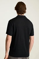 Men's Linen Polo Shirt
