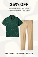 The Performance Golf Polo Shirt: Solid & Striped