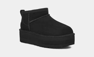 Ugg W Classic Ultra Mini Platform Black 1135092-BLK