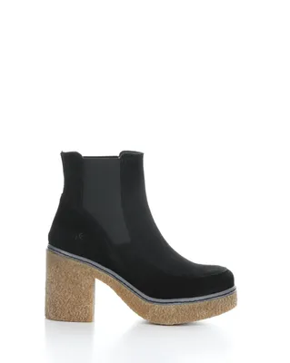 Bos and Co Papio Suede Elastic Slip On Bootie