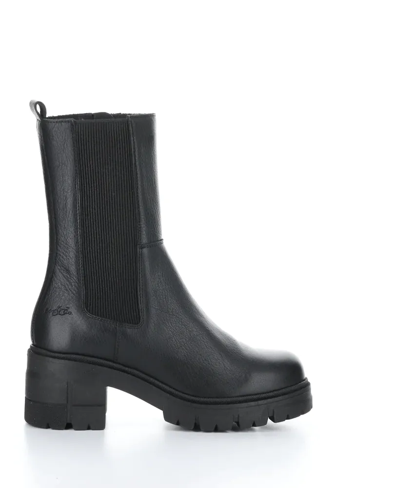 Bos and Co Brunas Waterproof Black Leather Bootie