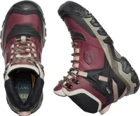 Keen Women's Ridge Flex Waterproof Rhubarb/Black 1025485