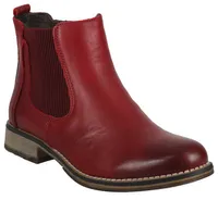 Josef Seibel Berlina 01 Red Leather Waterproof Boot