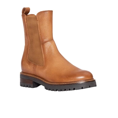 Ateliers Gemma Tan Leather Boot $209.98