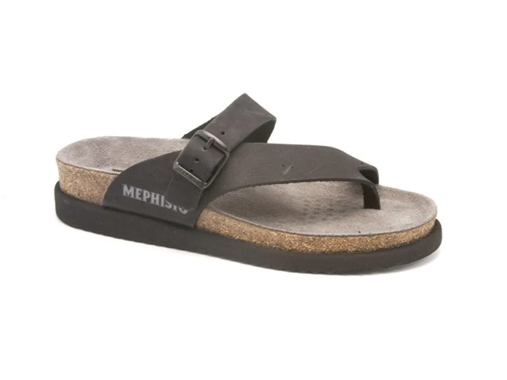 Mephisto Helen Black Nubuck 6000