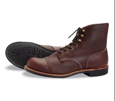 Red Wing Men's Iron Ranger 8119 Oxblood Harness Leather