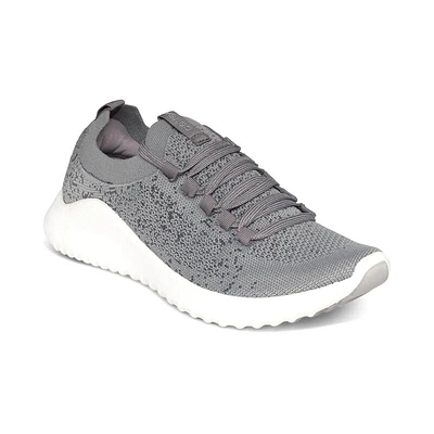 Aetrex Carly Lace Up GREY Sneaker AS106