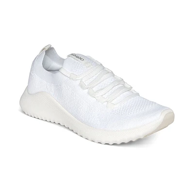 Aetrex Carly Lace Up WHITE Sneaker AS101