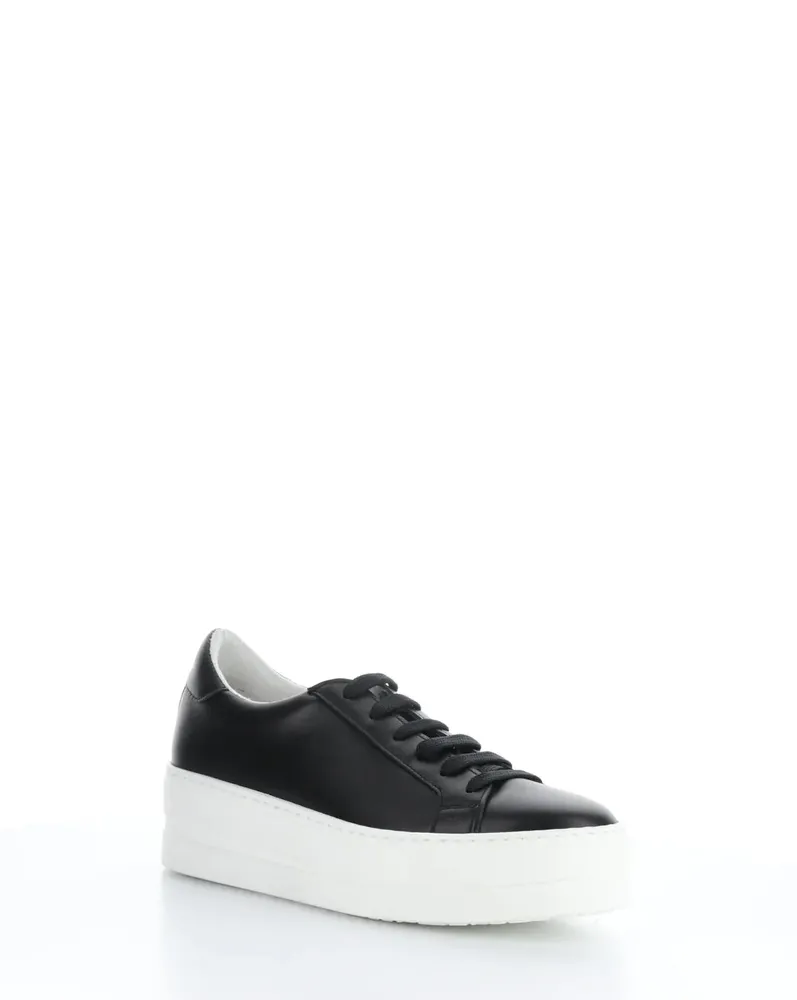 Bos and Co Maya Black/White Platform Sneaker