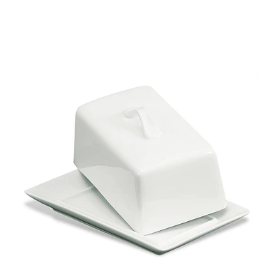 Porcelain butter dish