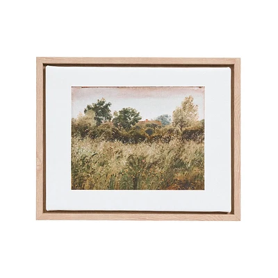 Framed canvas - Landscape painting