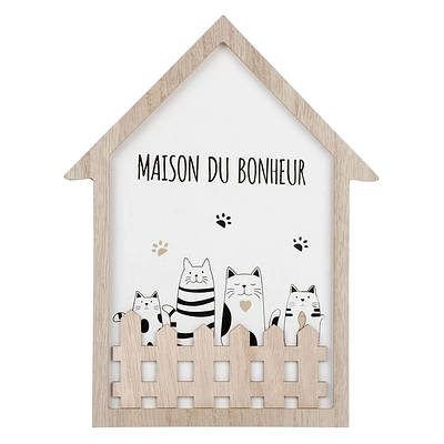 Wall plate - Maison du bonheur