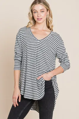 Blouse A 26808 stripe soft