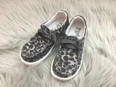 Youth WB kitty cat Grey leopard