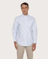 Camisa Sport Non Iron de Algodón a Rayas