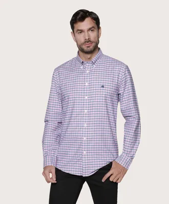 Camisa Sport de Algodón Morado