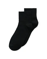 ECCO Unisex Retro Ankle Cut Sports Socks (2 Pack) Adult Black