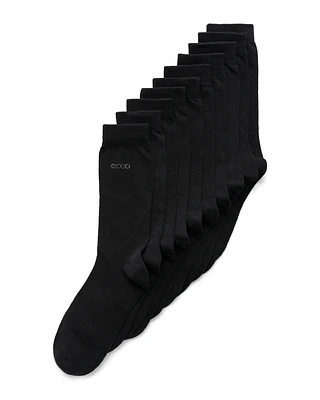 ECCO Unisex Classic Mid-cut Socks (5 Pack