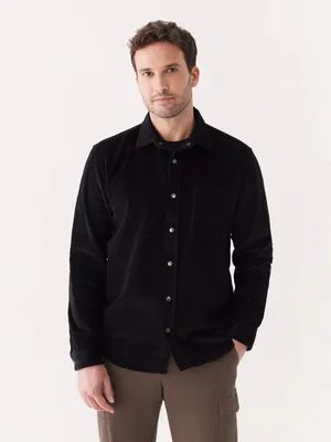 The Corduroy Shirt Black