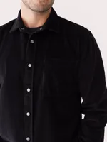 The Corduroy Shirt Black