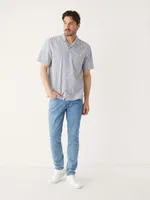 The Poplin Camp Collar Nightshadow Blue