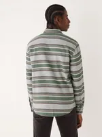 The Striped Blanket Shirt Grey