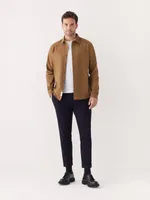 The Yak Wool Flannel Shirt Sepia