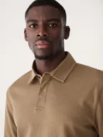 The Long Sleeve Rugby Polo Umber