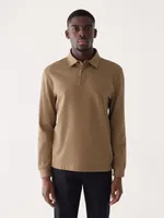 The Long Sleeve Rugby Polo Umber