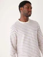 The Long Sleeve Striped T-Shirt Lavender Grey