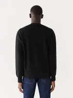 The Explorer Polar Fleece Crewneck Black