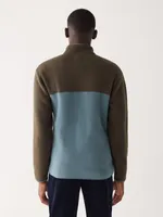 The Axis Colour Block Pullover Stormy Blue