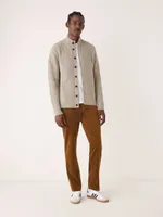 The Donegal Button-Up Sweater Beige