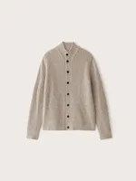 The Donegal Button-Up Sweater Beige