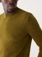 The Yak Wool Crewneck Sweater Olive