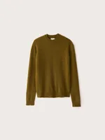 The Yak Wool Crewneck Sweater Olive