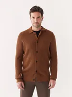 The Lambswool Overshirt Cinnamon